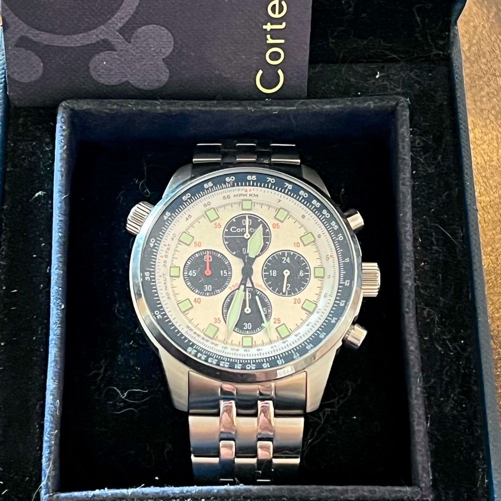 Cortebert Crono Pilot Watch